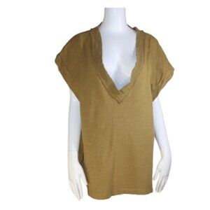 FP Movement Free People Olive Muscle Tunic Sleeveless Small